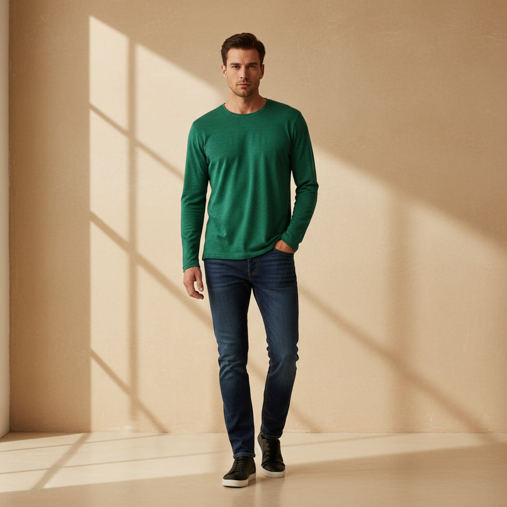 Naturman Hanf Shirt langarm - besser als jedes Kettenhemd