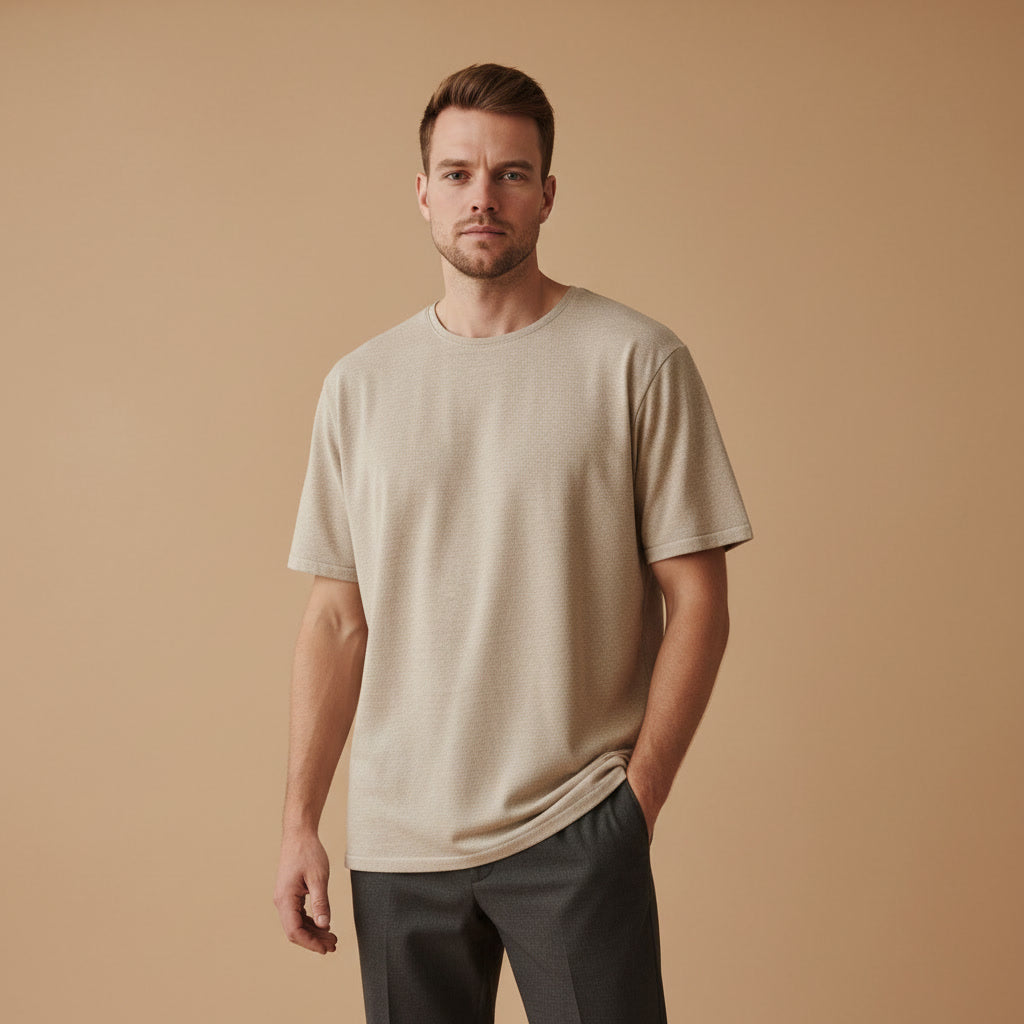 Exklusives Naturman Hanf T-Shirt für Herren – Luxus trifft Nachhaltigkeit