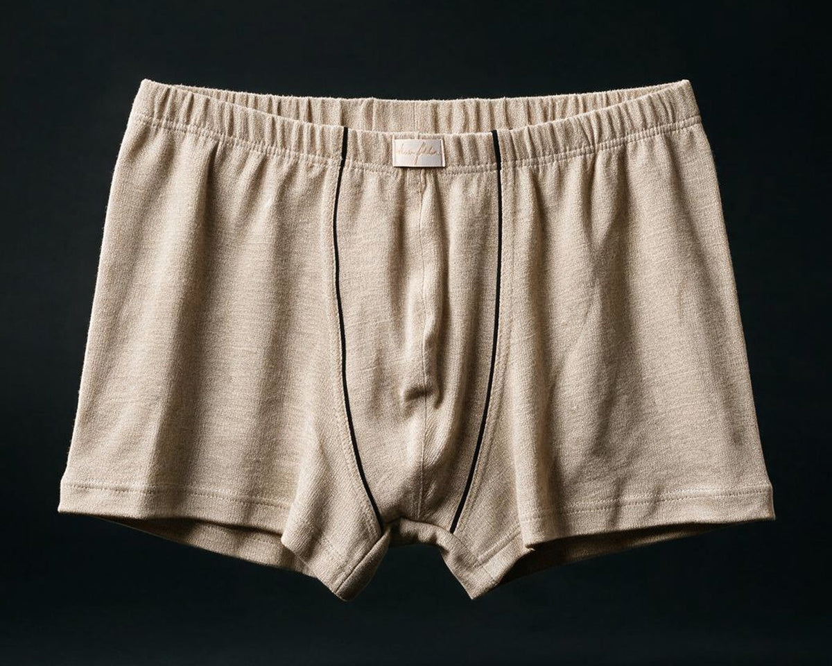 NATURMAN Hanf-Boxershorts in Natur, Produktaufnahme